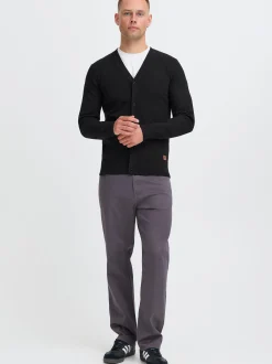 BLEND Herren Strickjacke - BHFinex in schwarz