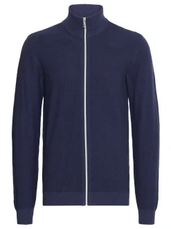 BLEND Herren Strickjacke - BHGomaz in blau