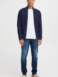 BLEND Herren Strickjacke - BHGomaz in blau