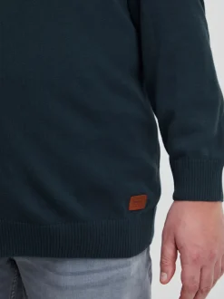 BLEND Herren Strickjacke - BHNorman Big & Tall in blau