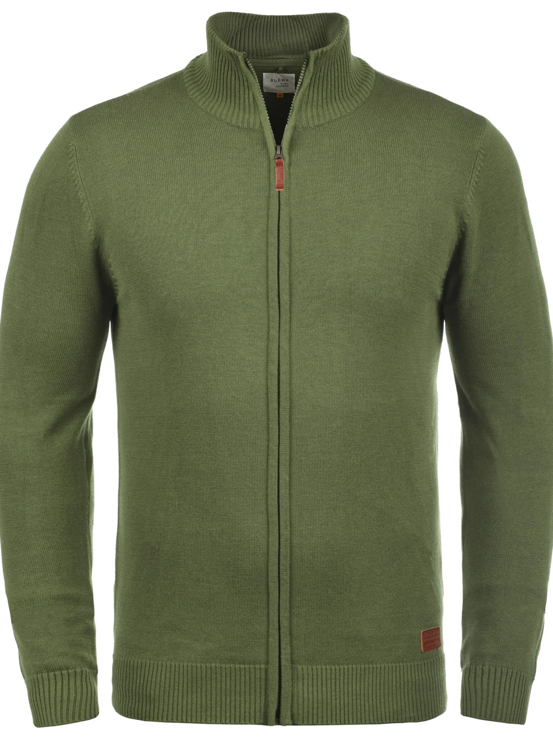 BLEND Herren Strickjacke - BHNorman in oliv