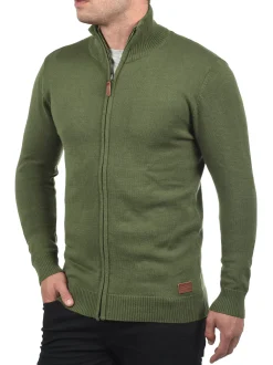 BLEND Herren Strickjacke - BHNorman in oliv