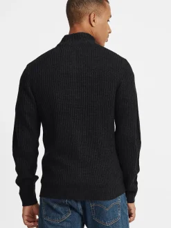 BLEND Herren Strickjacke - BHOteros in schwarz