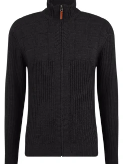 BLEND Herren Strickjacke - BHOteros in schwarz