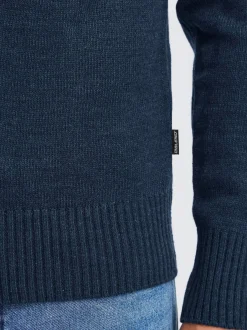 BLEND Herren Strickjacke - BHRycel in blau