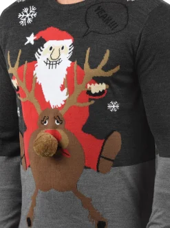 BLEND Herren Strickpullover - BHRudolph in grau
