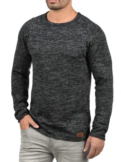 BLEND Herren Strickpullover - BHDan in schwarz