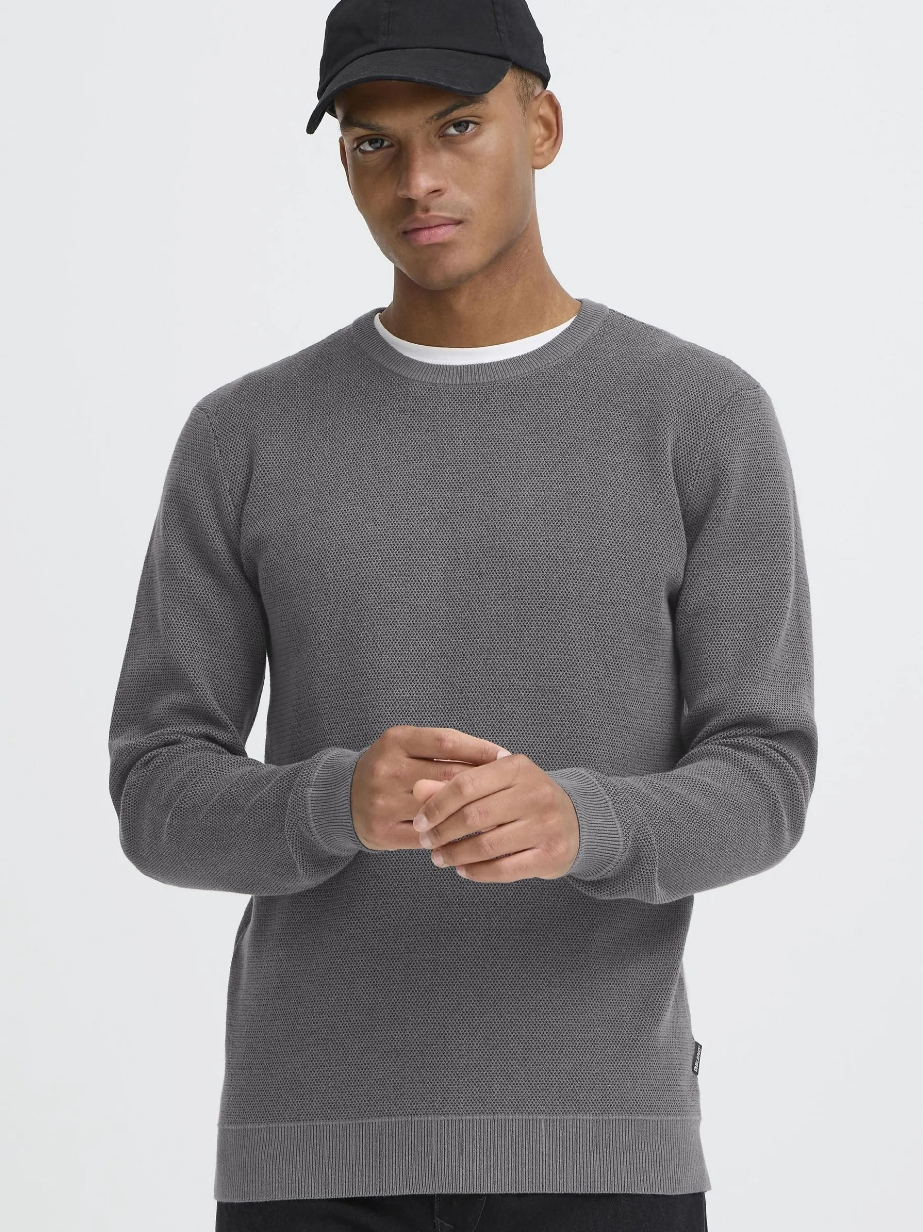 BLEND Herren Strickpullover - BHBaal in grau
