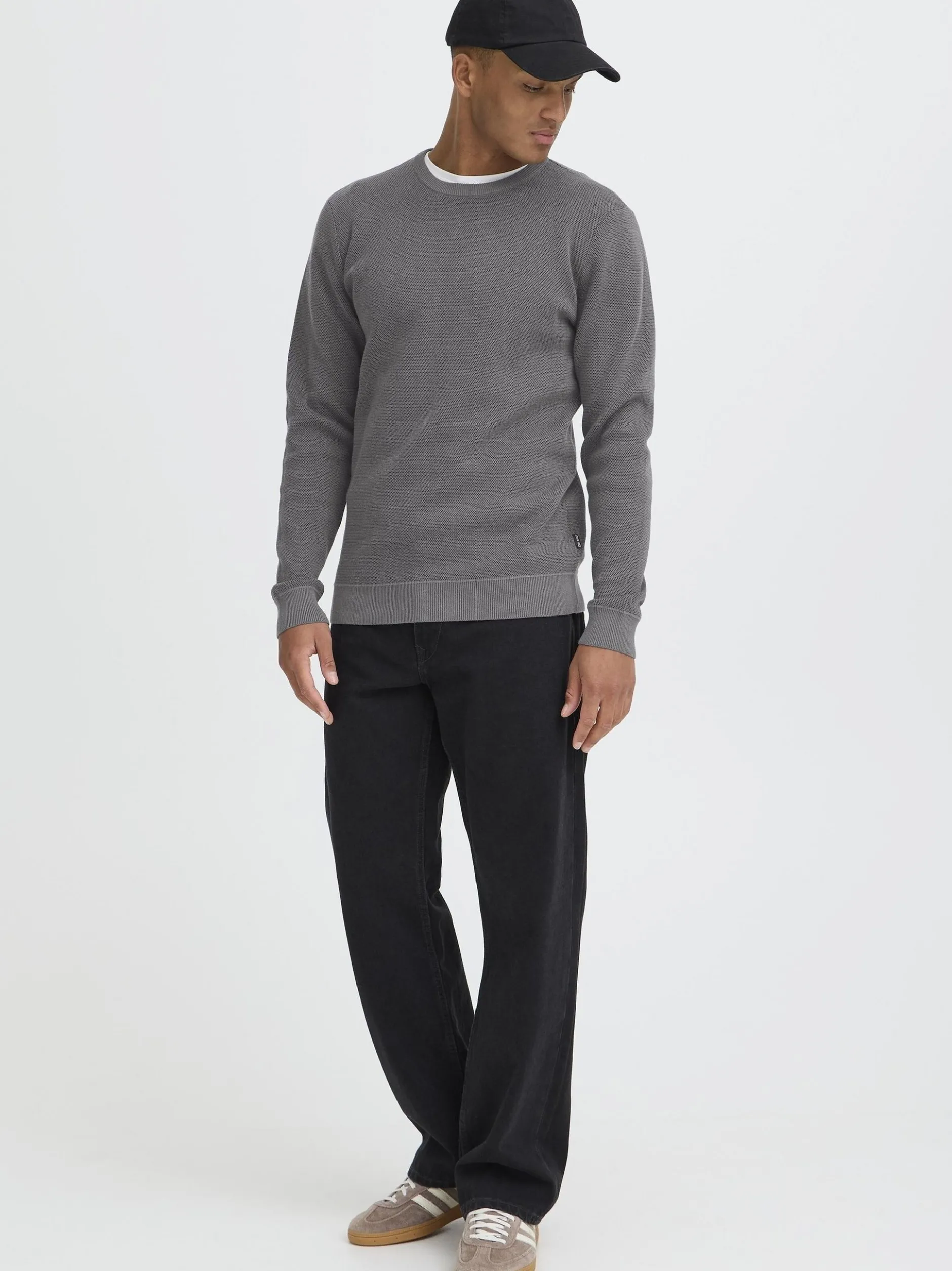 BLEND Herren Strickpullover - BHBaal in grau