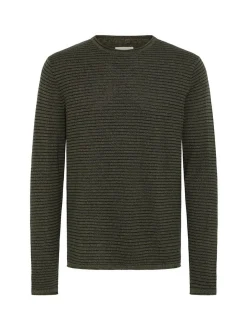 BLEND Herren Strickpullover - BHBror in oliv