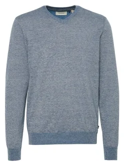 BLEND Herren Strickpullover - BHBruton in blau