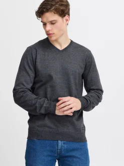 BLEND Herren Strickpullover - BHBruton in schwarz