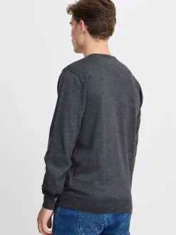 BLEND Herren Strickpullover - BHBruton in schwarz