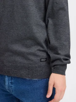 BLEND Herren Strickpullover - BHBruton in schwarz