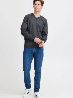 BLEND Herren Strickpullover - BHBruton in schwarz