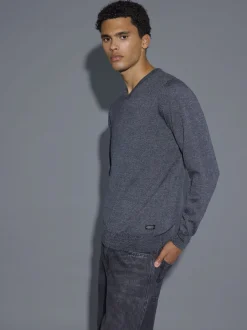 BLEND Herren Strickpullover - BHBruton in schwarz