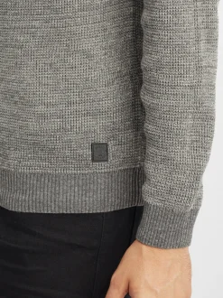 BLEND Herren Strickpullover - BHComala in grau