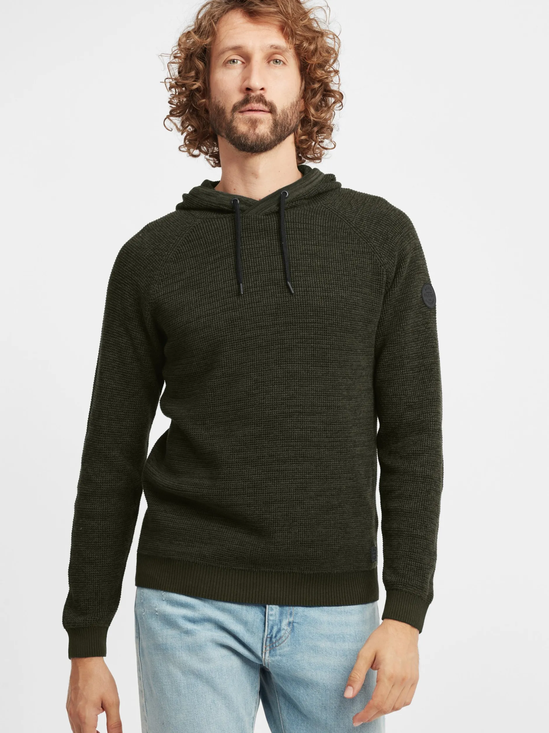 BLEND Herren Strickpullover - BHComala in grün
