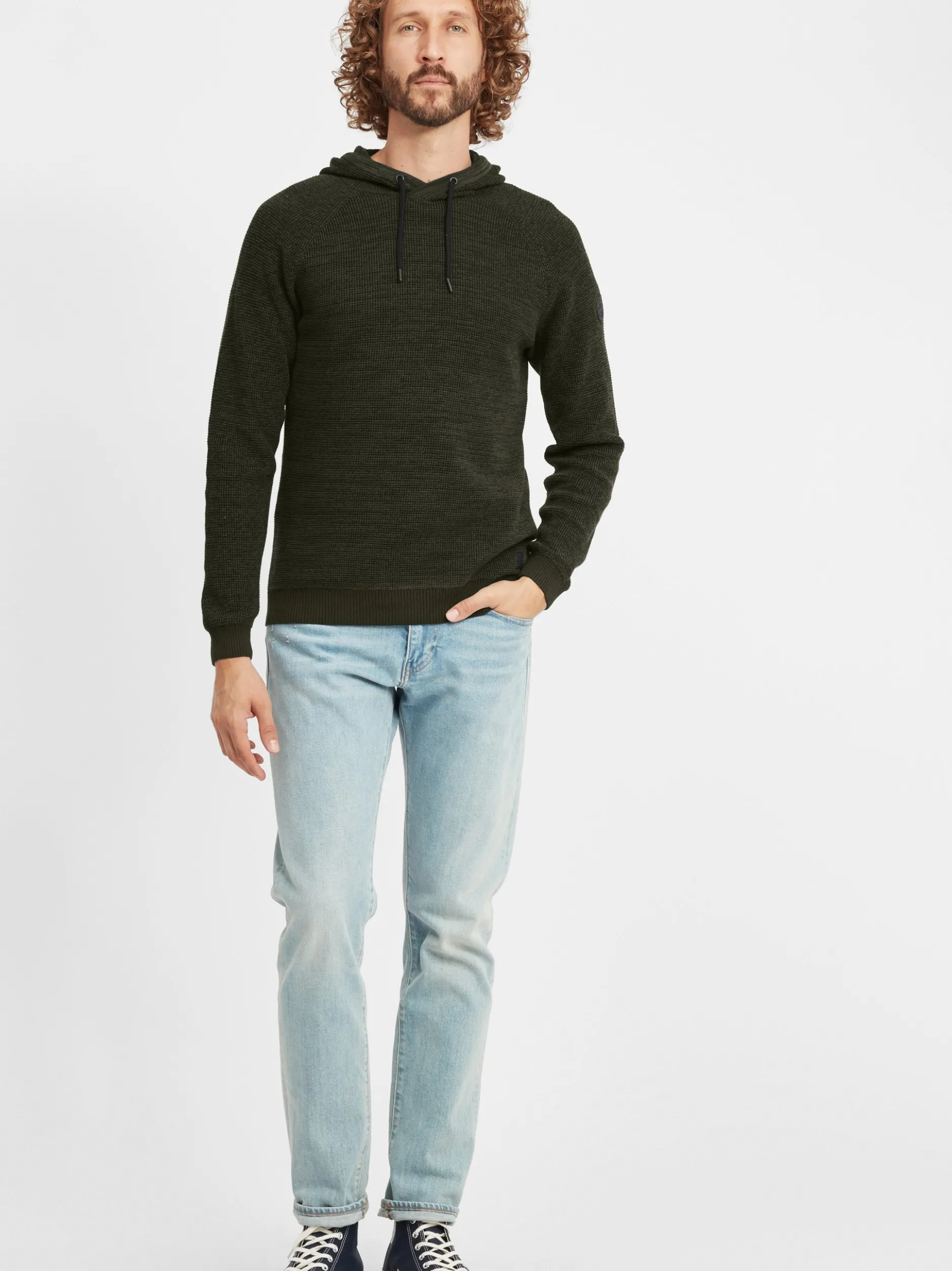 BLEND Herren Strickpullover - BHComala in grün
