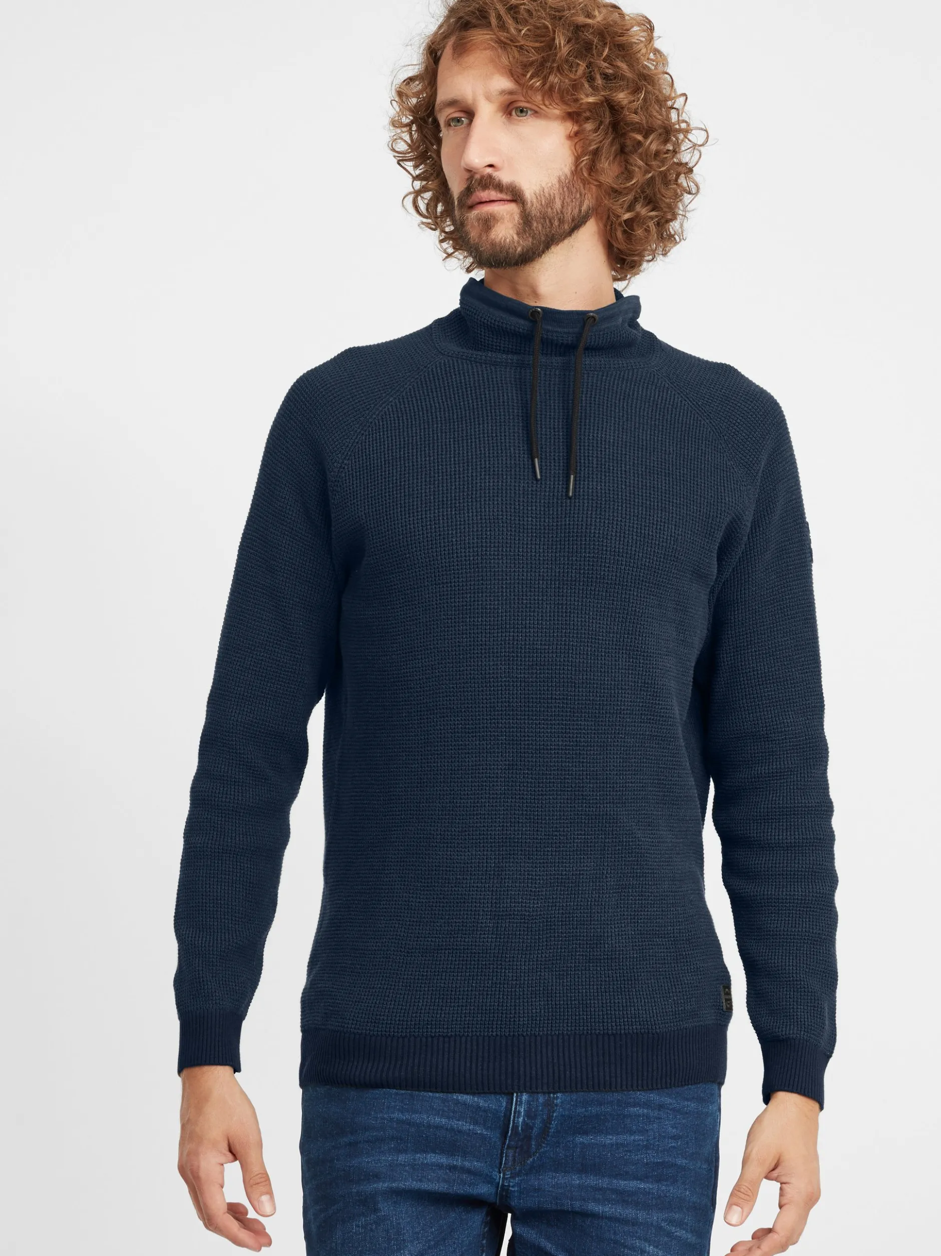 BLEND Herren Strickpullover - BHComulco in blau