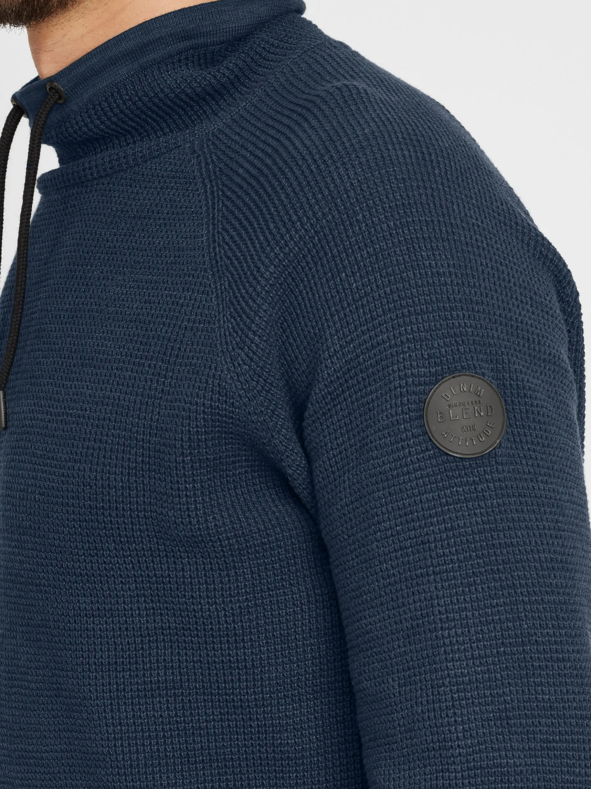 BLEND Herren Strickpullover - BHComulco in blau