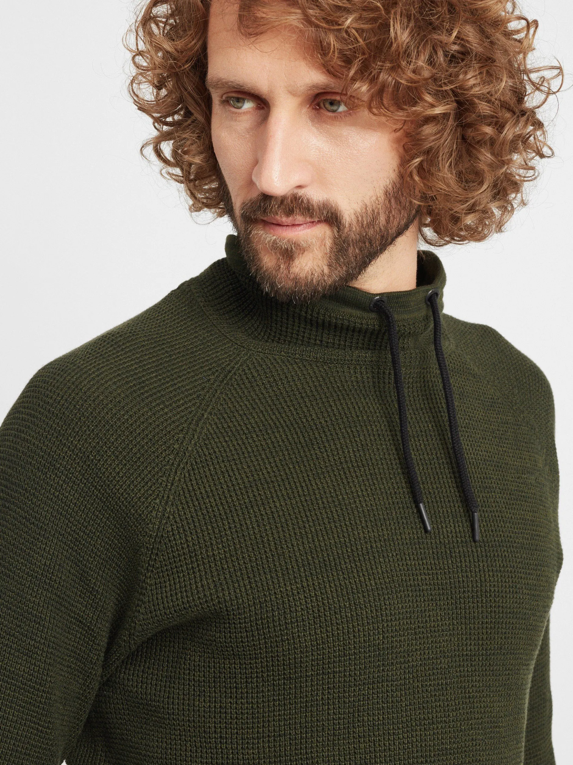 BLEND Herren Strickpullover - BHComulco in grün