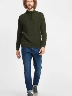 BLEND Herren Strickpullover - BHComulco in grün
