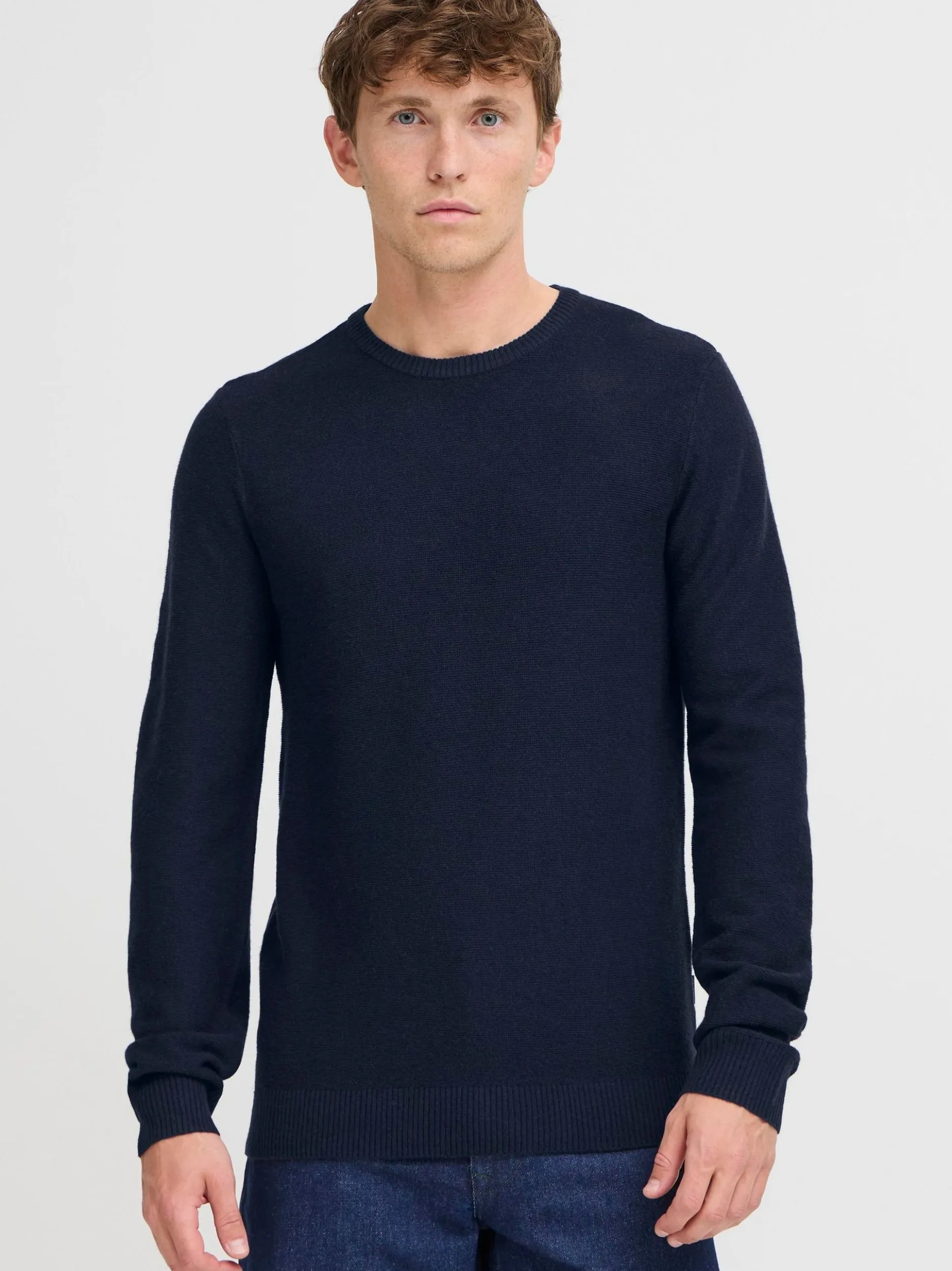 BLEND Herren Strickpullover - BHDana in blau