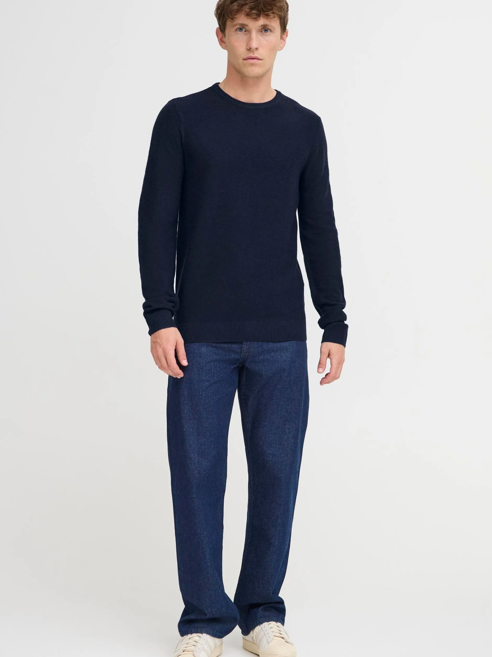 BLEND Herren Strickpullover - BHDana in blau