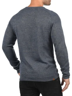 BLEND Herren Strickpullover - BHDan in blau