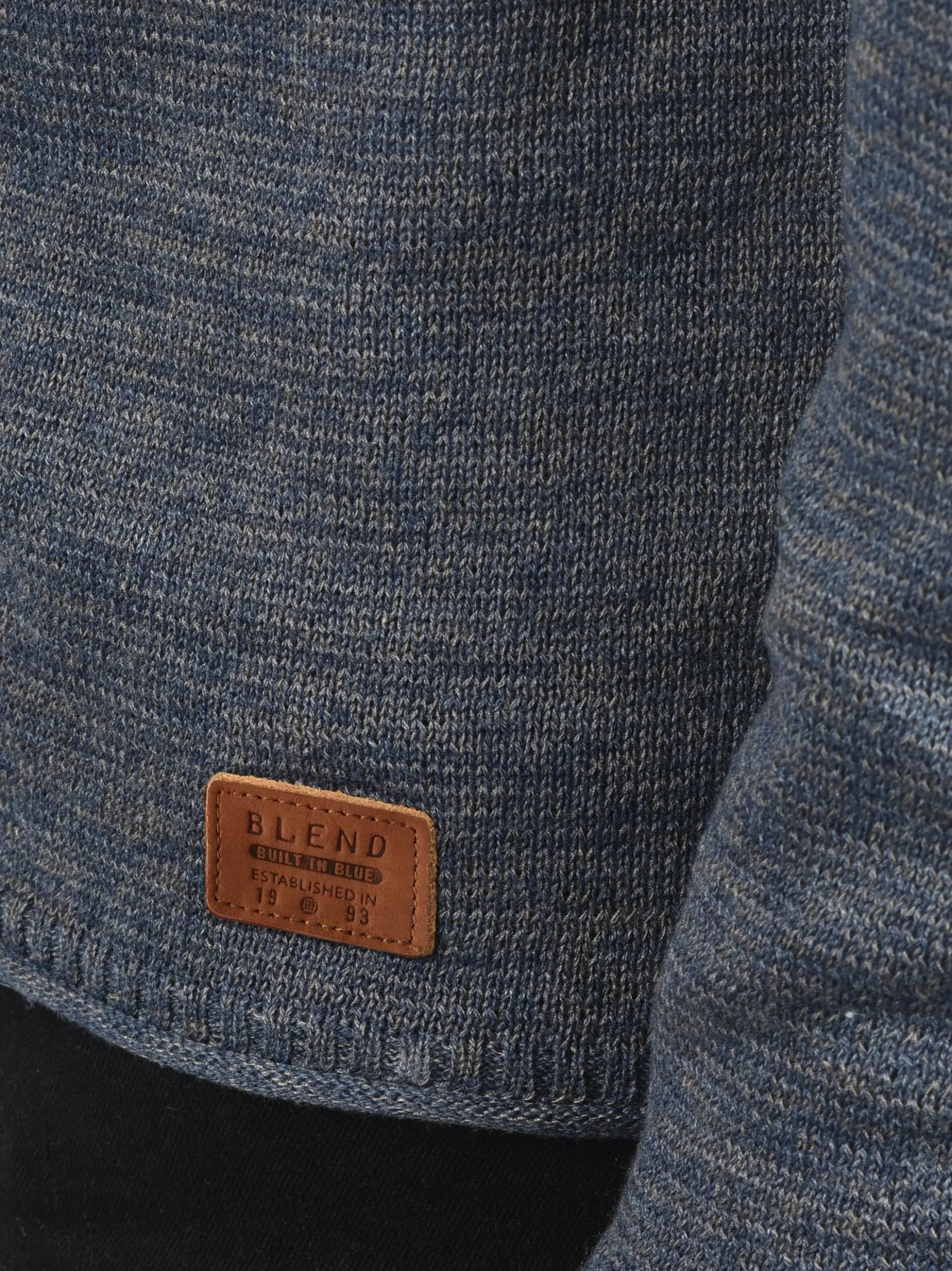 BLEND Herren Strickpullover - BHDan in blau