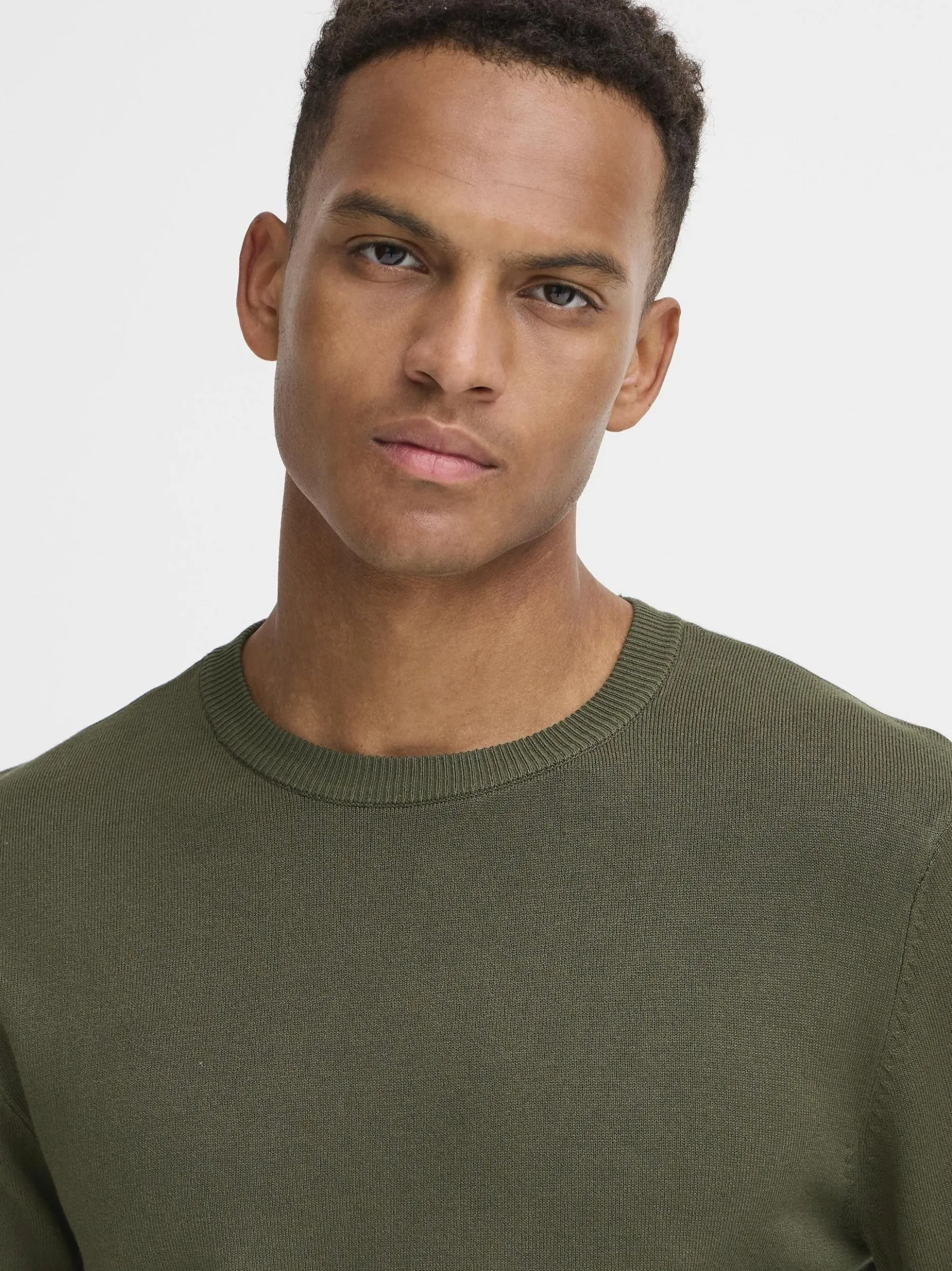 BLEND Herren Strickpullover - BHDan in grün