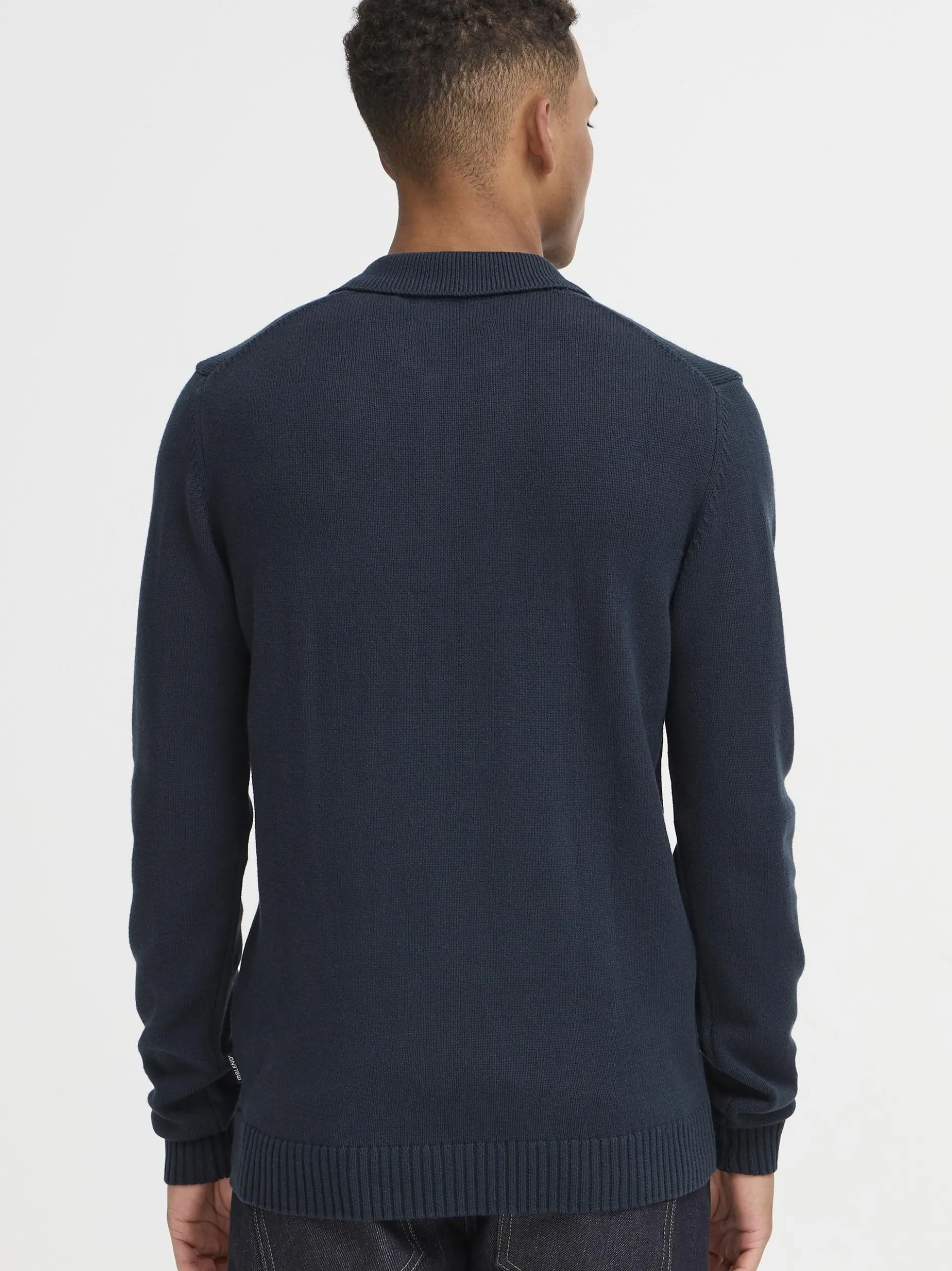 BLEND Herren Strickpullover - BHDeno in blau
