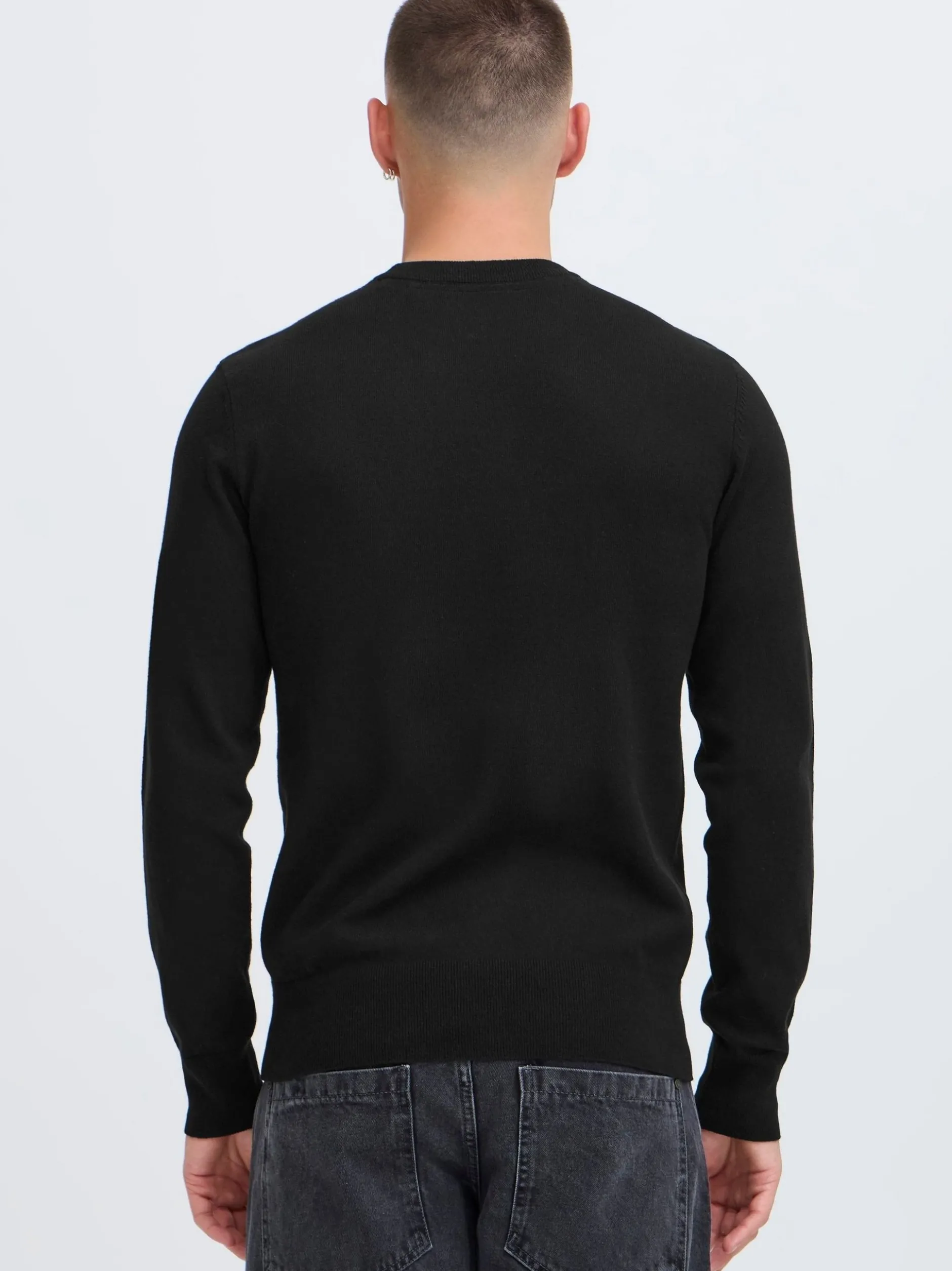 BLEND Herren Strickpullover - BHFinn in schwarz