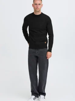 BLEND Herren Strickpullover - BHFinn in schwarz