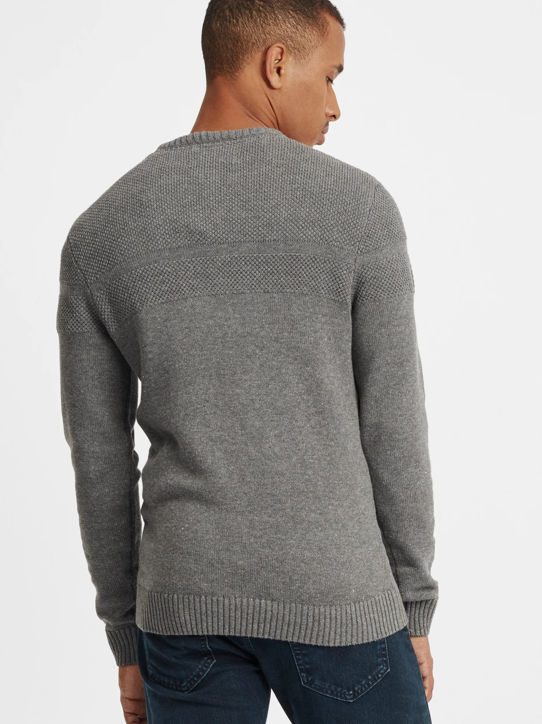 BLEND Herren Strickpullover - BHGastamo in grau