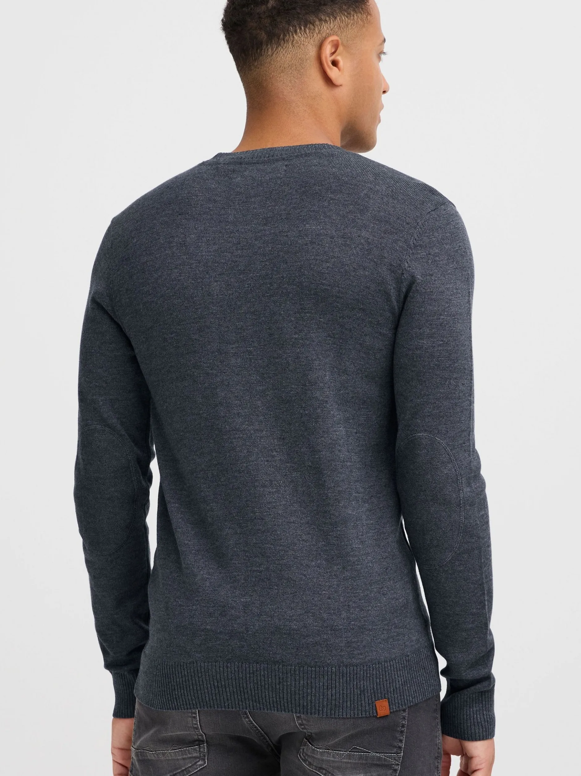 BLEND Herren Strickpullover - BHLars in blau