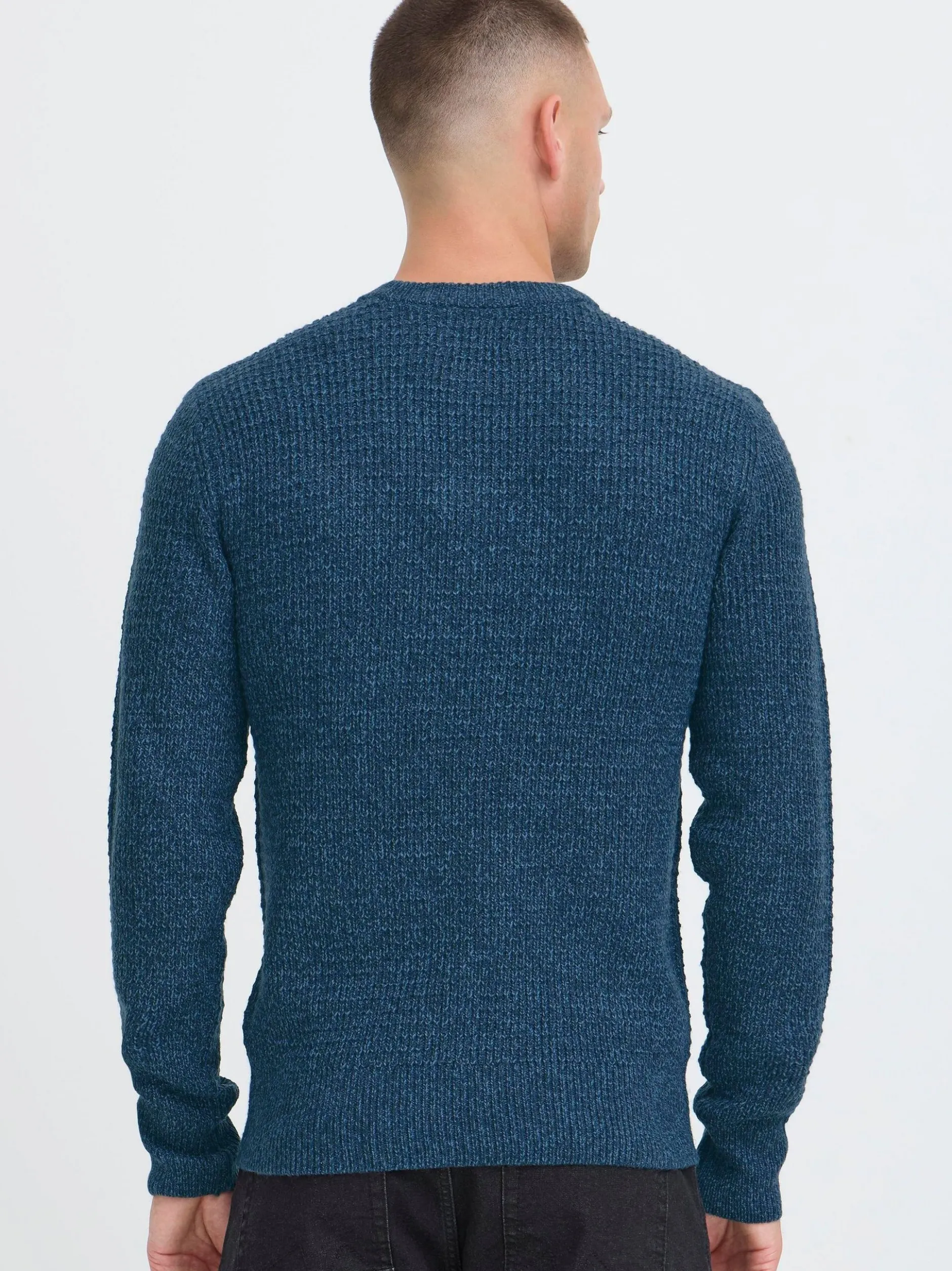 BLEND Herren Strickpullover - BHPattax in blau