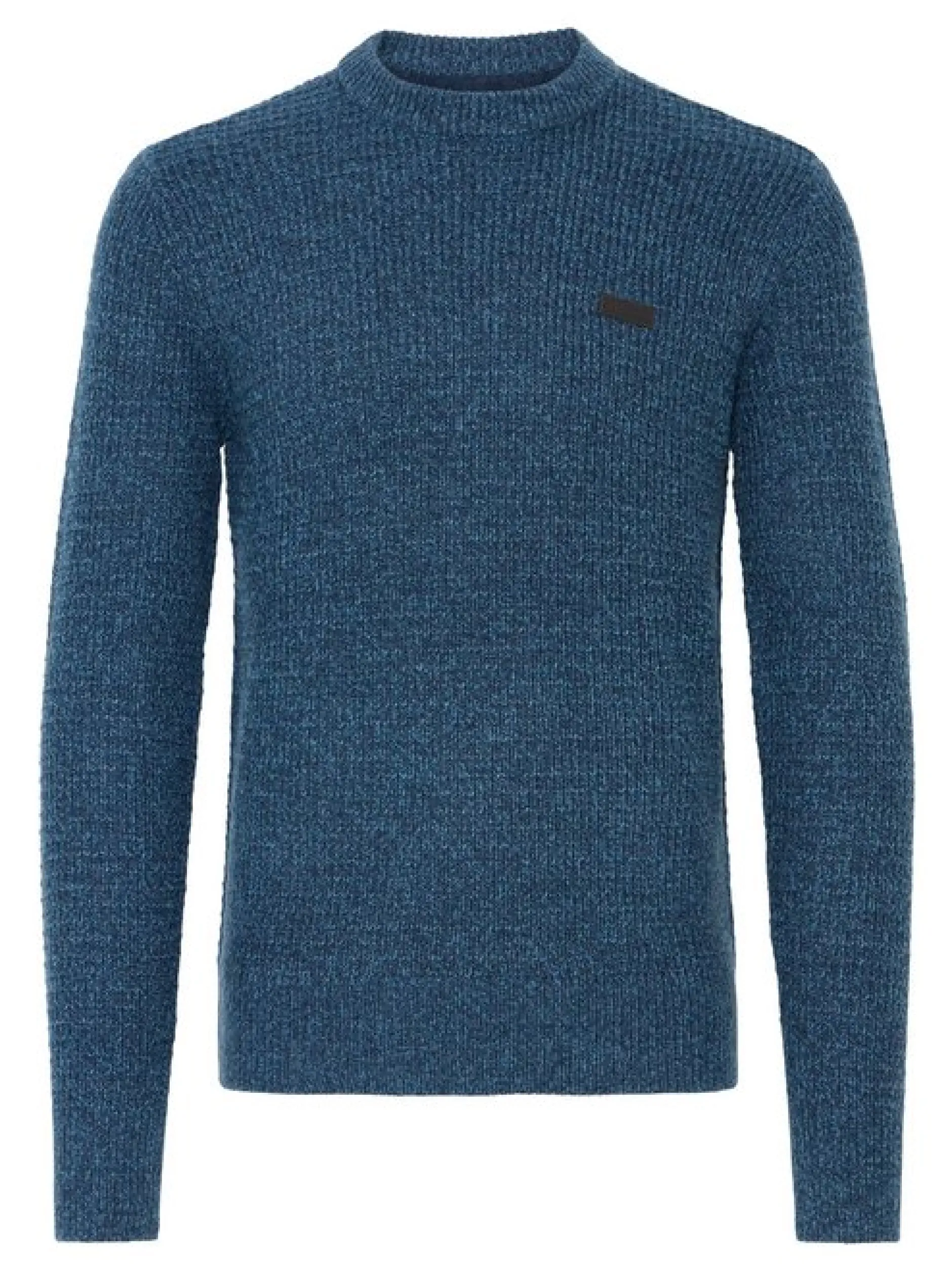 BLEND Herren Strickpullover - BHPattax in blau