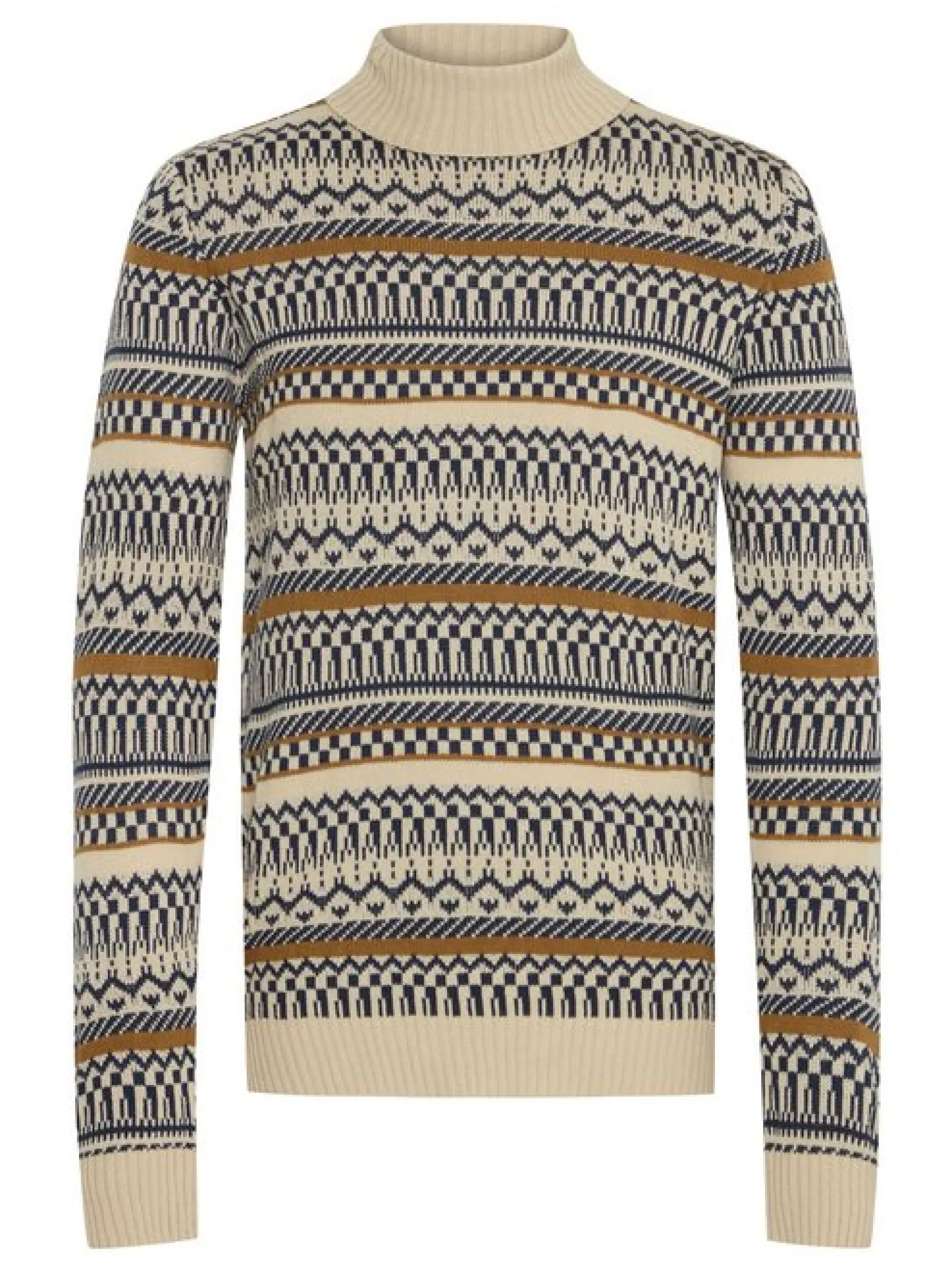 BLEND Herren Strickpullover - BHPullover in beige