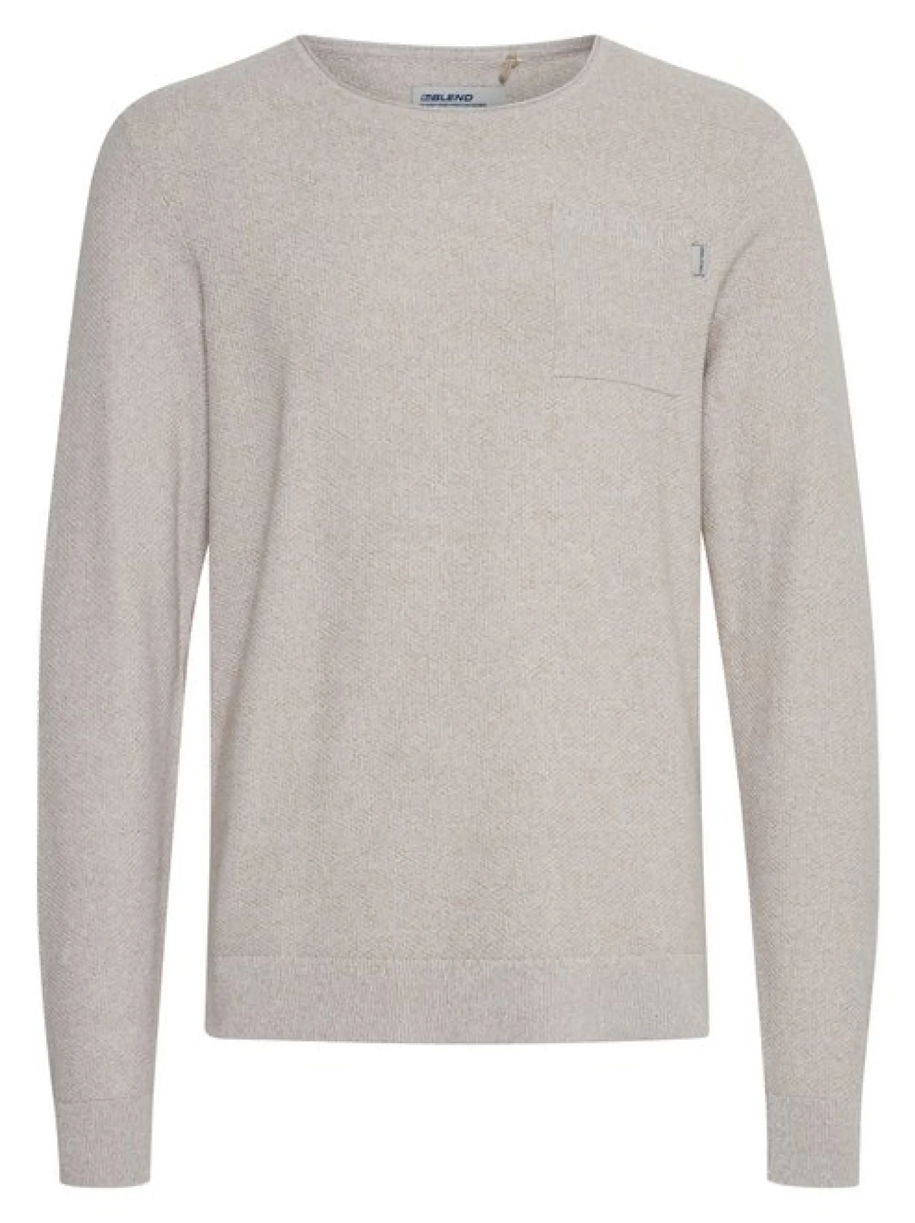 BLEND Herren Strickpullover - bhpullover in beige