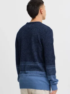 BLEND Herren Strickpullover - BHPullover in blau