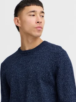 BLEND Herren Strickpullover - BHPullover in blau