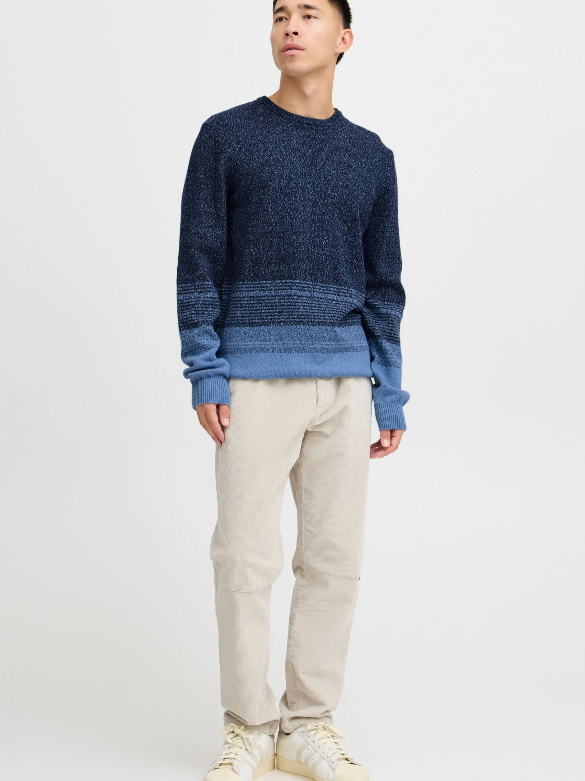 BLEND Herren Strickpullover - BHPullover in blau