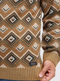BLEND Herren Strickpullover - BHPullover in braun