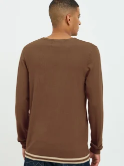 BLEND Herren Strickpullover - BHPullover in braun