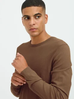 BLEND Herren Strickpullover - BHPullover in braun