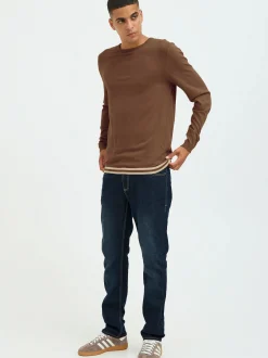 BLEND Herren Strickpullover - BHPullover in braun