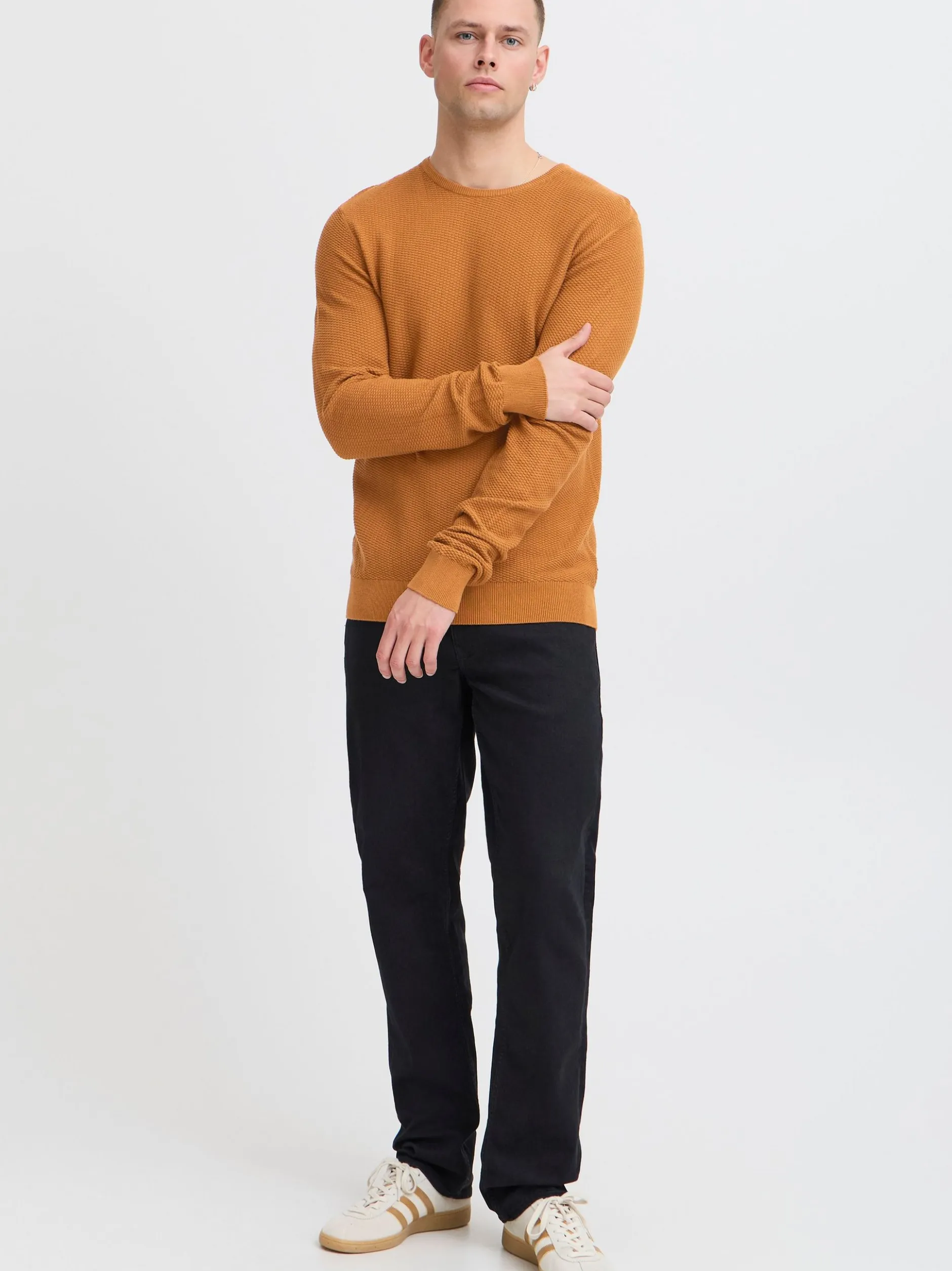 BLEND Herren Strickpullover - BHPullover in braun