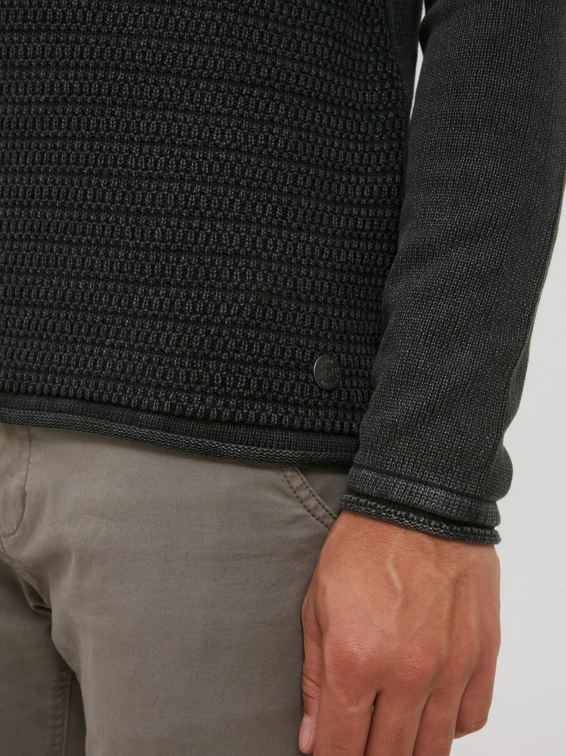 BLEND Herren Strickpullover - BHTaavi in grau